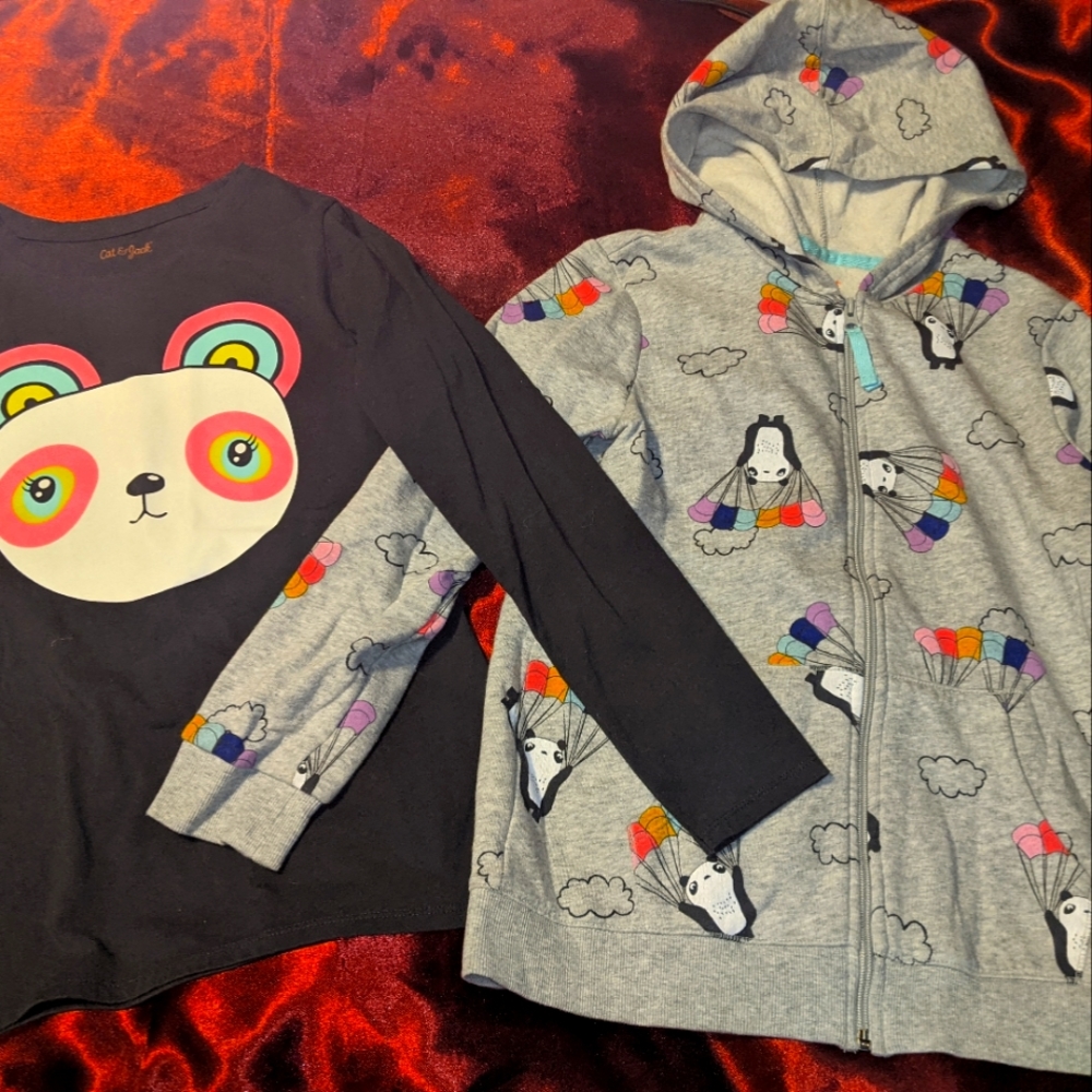 Cat and jack matching jacket and shirt set